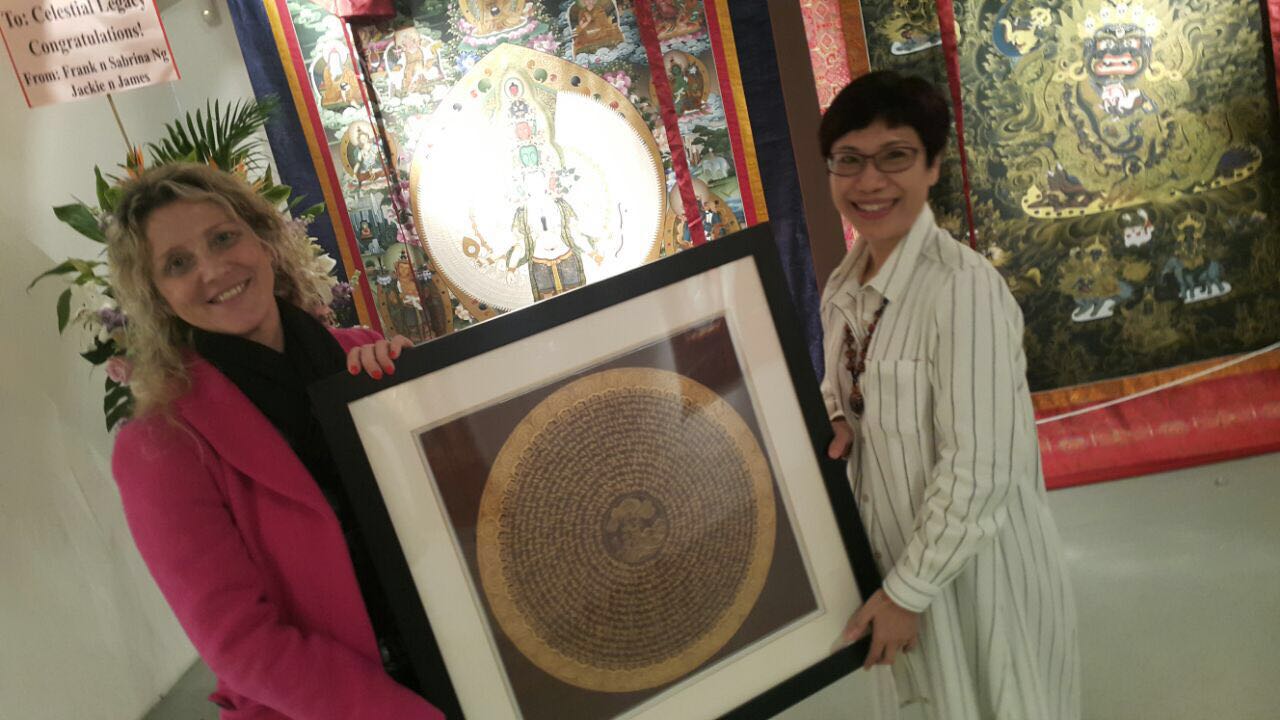 Visita alla Mostra di Thanga Tibetani (Hong Kong)