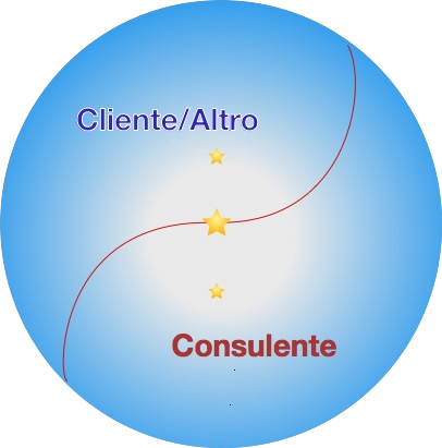 The Yin/Yang relationship model existing between the client and the consultant
